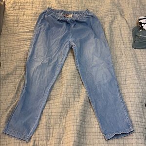 Vintage elastic waist jeans